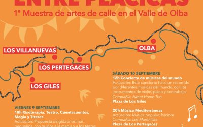 Primera Muestra de Artes en Calle Valle de Olba, 9, 10 y 11 Septiembre